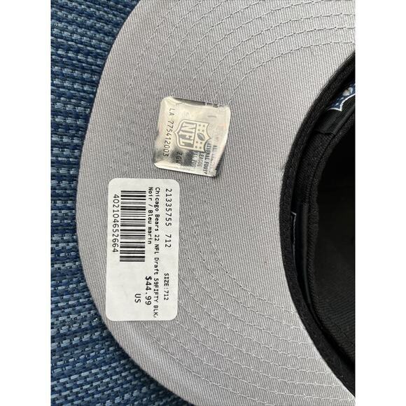 Chicago Bears 2022 On-Stage 59Fifty Draft Cap by New Era Size 7 1/2 - Picture 6 of 9